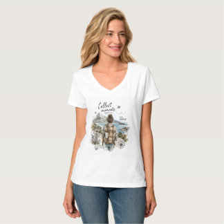 Camiseta Cita de viaje: Colecciona Momentos No Cosas
