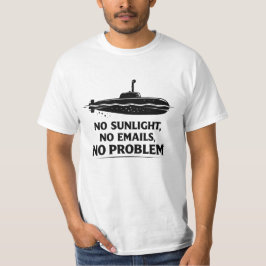 Camiseta Cita de vida submarina sin necesidad de luz solar