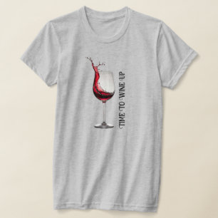 Camiseta Cita de vidrio de vino