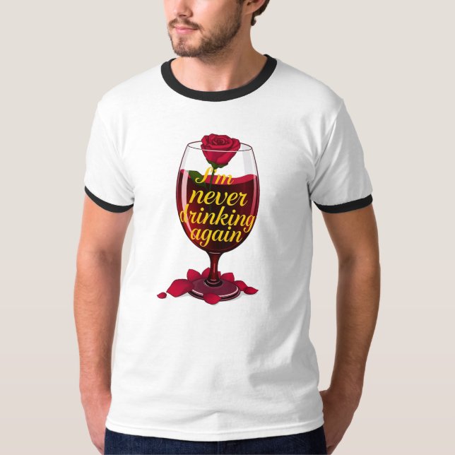 Camiseta Cita de vino (Anverso)