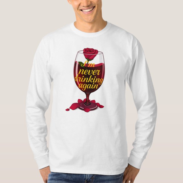 Camiseta Cita de vino (Anverso)