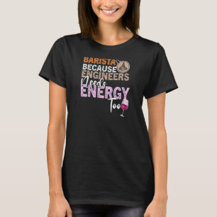 Camiseta Cita de vino de café de mujeres Barista Guay café 