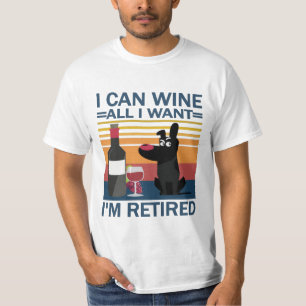 Camiseta Cita de vino divertida puedo enrollar todo lo que