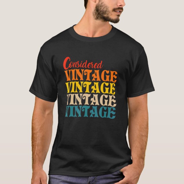 Camiseta Cita de Vintage considerada (Anverso)