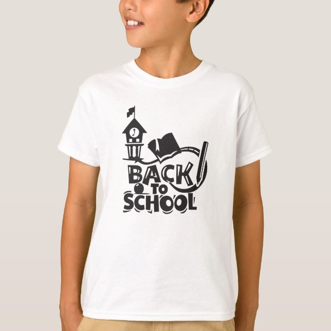 Camiseta Cita De Vuelta Al Ilustracion Escolar (Anverso)