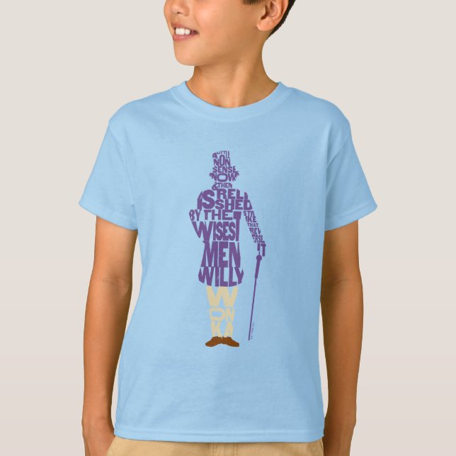 Camiseta Cita de Willy Wonka (Anverso)