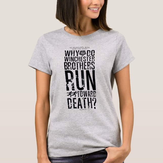 Camiseta Cita de Winchester Brothers supernatural (Anverso)
