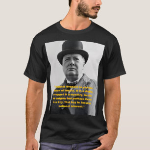 Camiseta cita de Winston Churchill