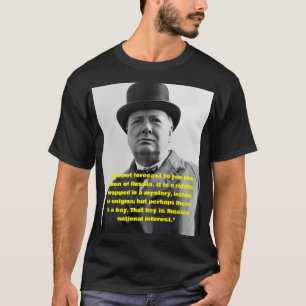 Camiseta cita de Winston Churchill 