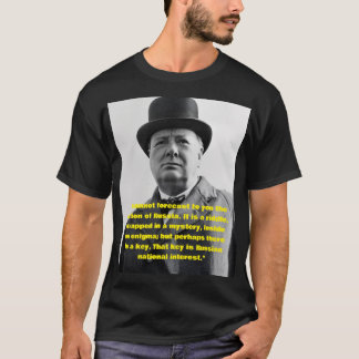 Camiseta cita de Winston Churchill 