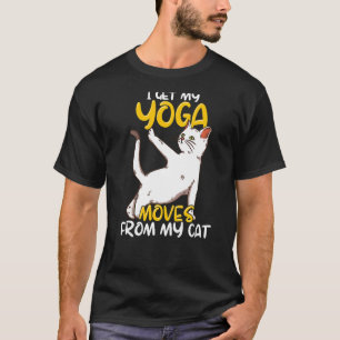 Camiseta Cita de yoga de gato Zen Meditación de nombre espi