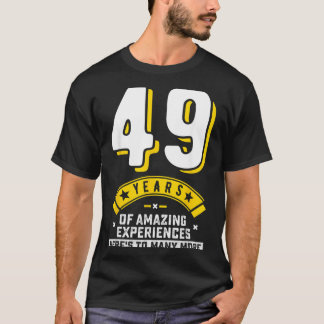 Camiseta Cita del 49 cumpleaños La agencia gubernamental cu