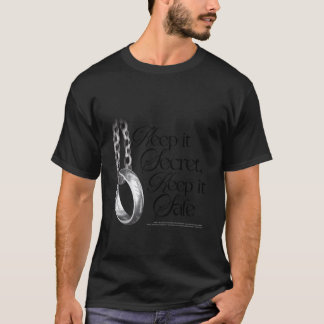 Camiseta Cita del anillo de fantasía Manténgalo en secreto 