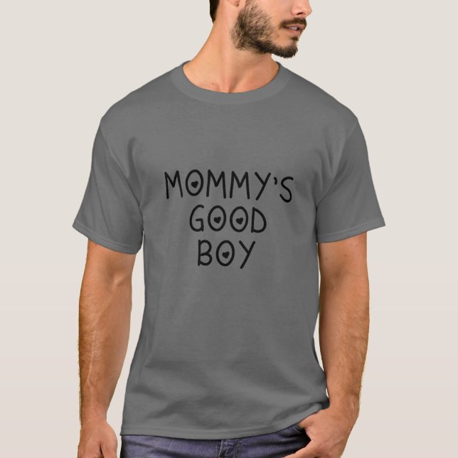 Camiseta Cita del buen chico de mamá (Anverso)