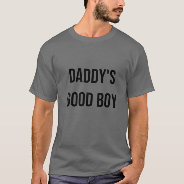 Camiseta Cita del buen chico de papá (Anverso)