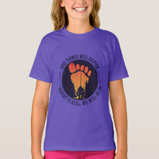 Camiseta Cita del Campeón de Sasquatch en Escondite