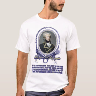 Camiseta Cita del de Lafayette del marqués en la