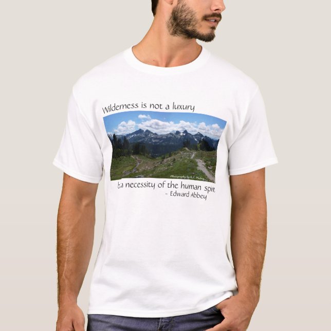 Camiseta Cita del desierto (gama de Tatoosh) (Anverso)