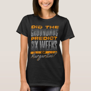 Camiseta Cita del Día de la Marmota - Tema Margaritas