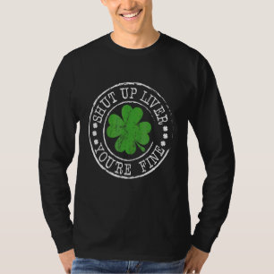 Camiseta Cita del Día de San Patricio, cállate la boca, est
