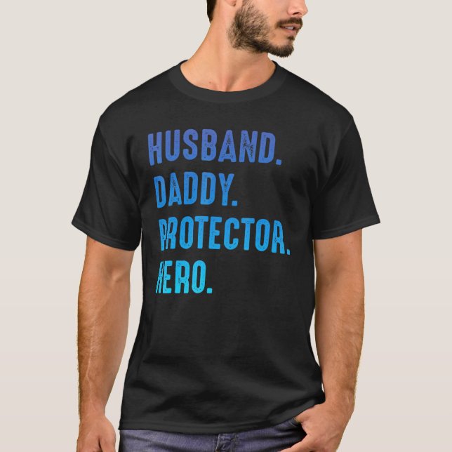 Camiseta Cita del Día del Padre Héroe del Héroe del Padre d (Anverso)