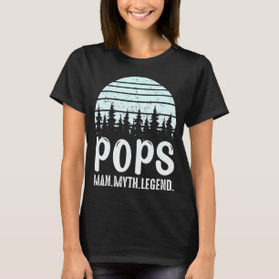 Camiseta Cita del Día del Padre Hombre Mitos Leyenda Padres