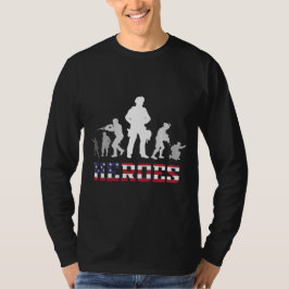 Camiseta Cita del ejército de veteranos héroes