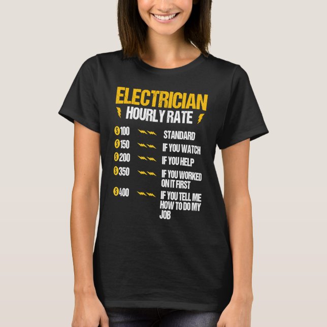 Camiseta Cita del Electricista Que Aún Te Encarguemos A Lin (Anverso)