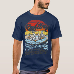 Camiseta Cita del equipo de rafting de época, Rafting se em