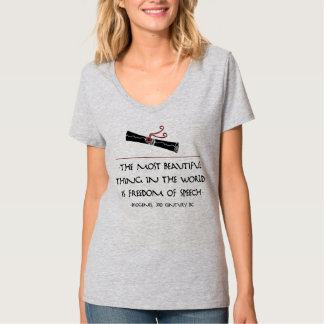 Camiseta Cita del filósofo: Diógenes en discurso libre