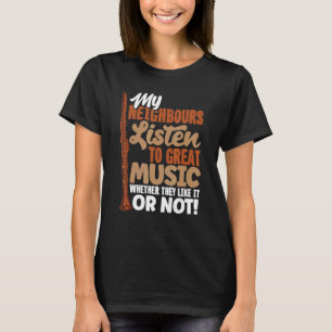Camiseta Cita del jugador Clarinetista Clarinet Bass Clarin