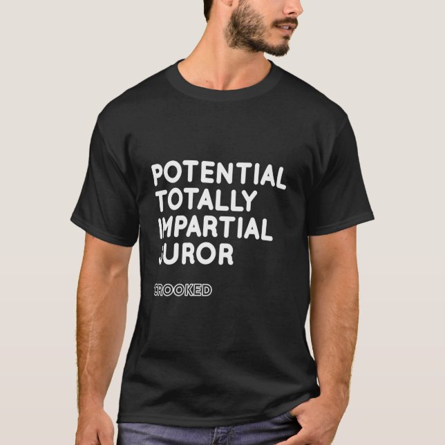 Camiseta Cita del jurado potencial totalmente inpial (Anverso)