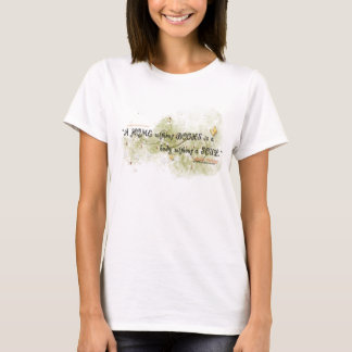 Camiseta Cita del libro Damas Blouse