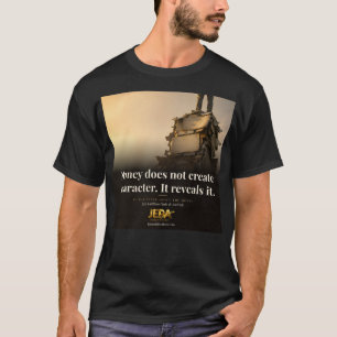 Camiseta Cita del libro Revela el Carácter