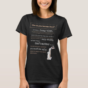 Camiseta Cita del libro Velveteen Rabbit 1922 convertida en