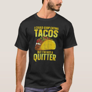 Camiseta Cita del martes sobre el taco de comida mexicana