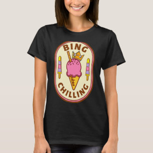 Camiseta Cita del meme de la sala de helados de Bing escalo