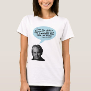 Camiseta cita del montessori de Maria