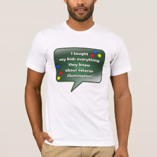 Camiseta Cita del navidad - iluminación exterior