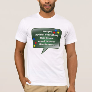 Camiseta Cita del navidad - iluminación exterior