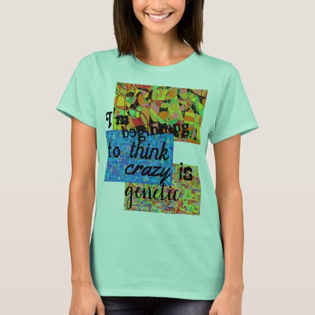 Camiseta cita del negro del huérfano del collage del arte (Anverso)