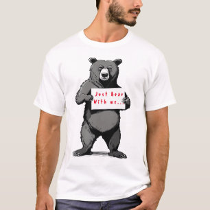 Camiseta Cita del oso de personalizable Tee gráfico diverti