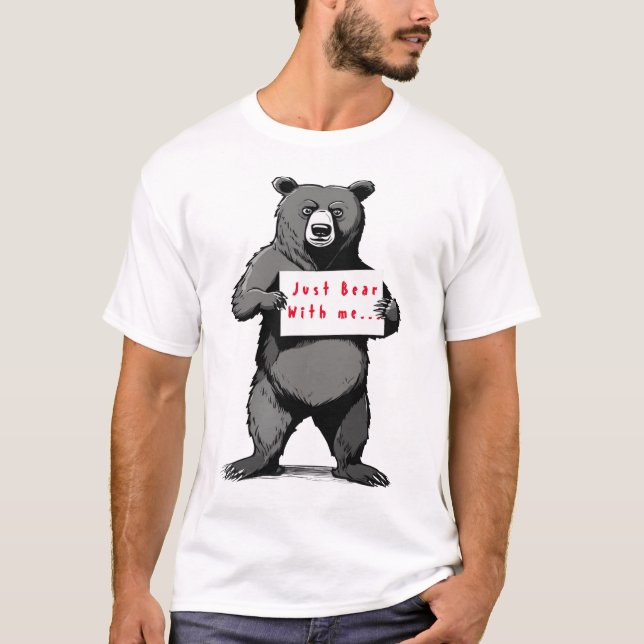 Camiseta Cita del oso de personalizable Tee gráfico diverti (Anverso)