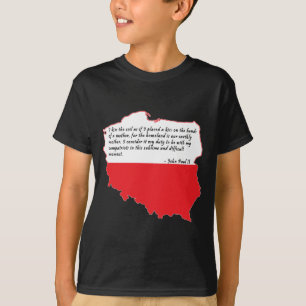 Camiseta Cita del Papa Juan Pablo II