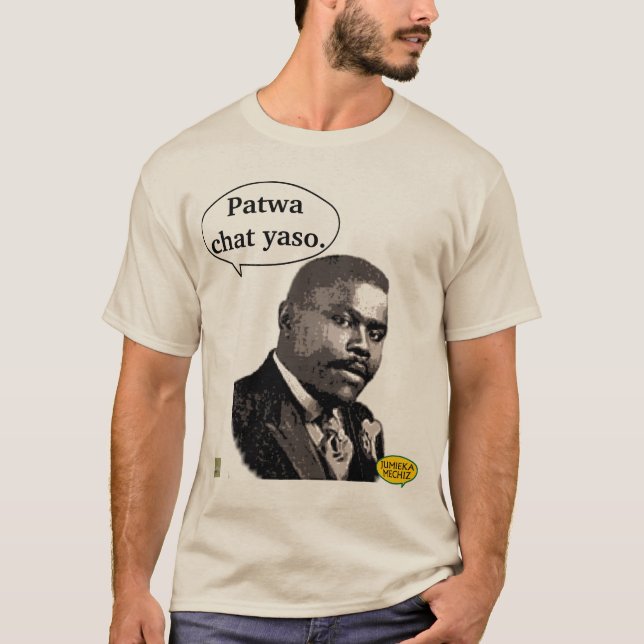 Camiseta Cita del patwa del personaje (Anverso)