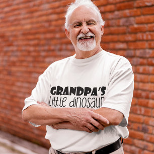 Camiseta Cita del pequeño dinosaurio del abuelo en Guay div