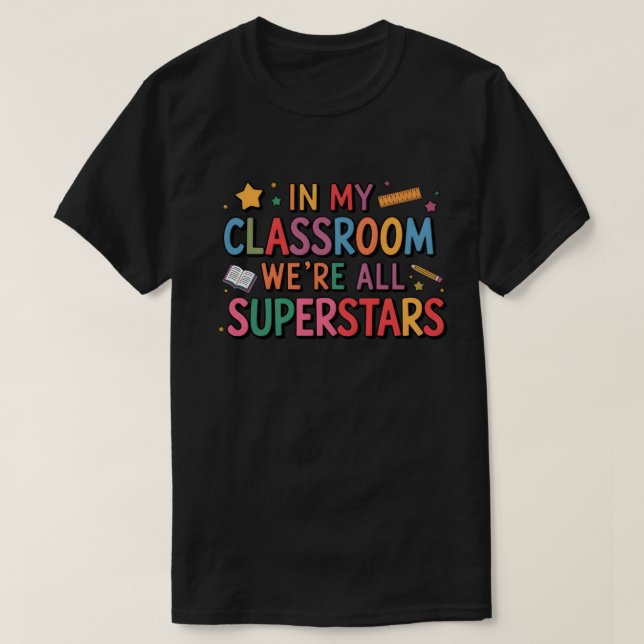 Camiseta Cita del profesor inspirador (Diseño del anverso)