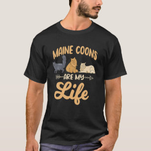 Camiseta Cita del propietario del gato Maine Coons es mi pr