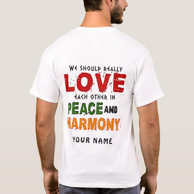 Camiseta Cita del reggae 16 (Reverso)