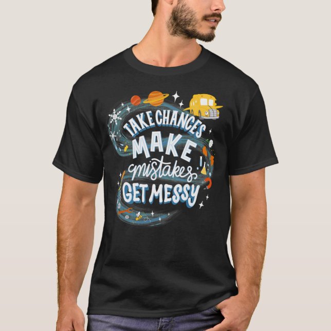 Camiseta Cita del rompecabezas de Magic Schoolbus (Anverso)